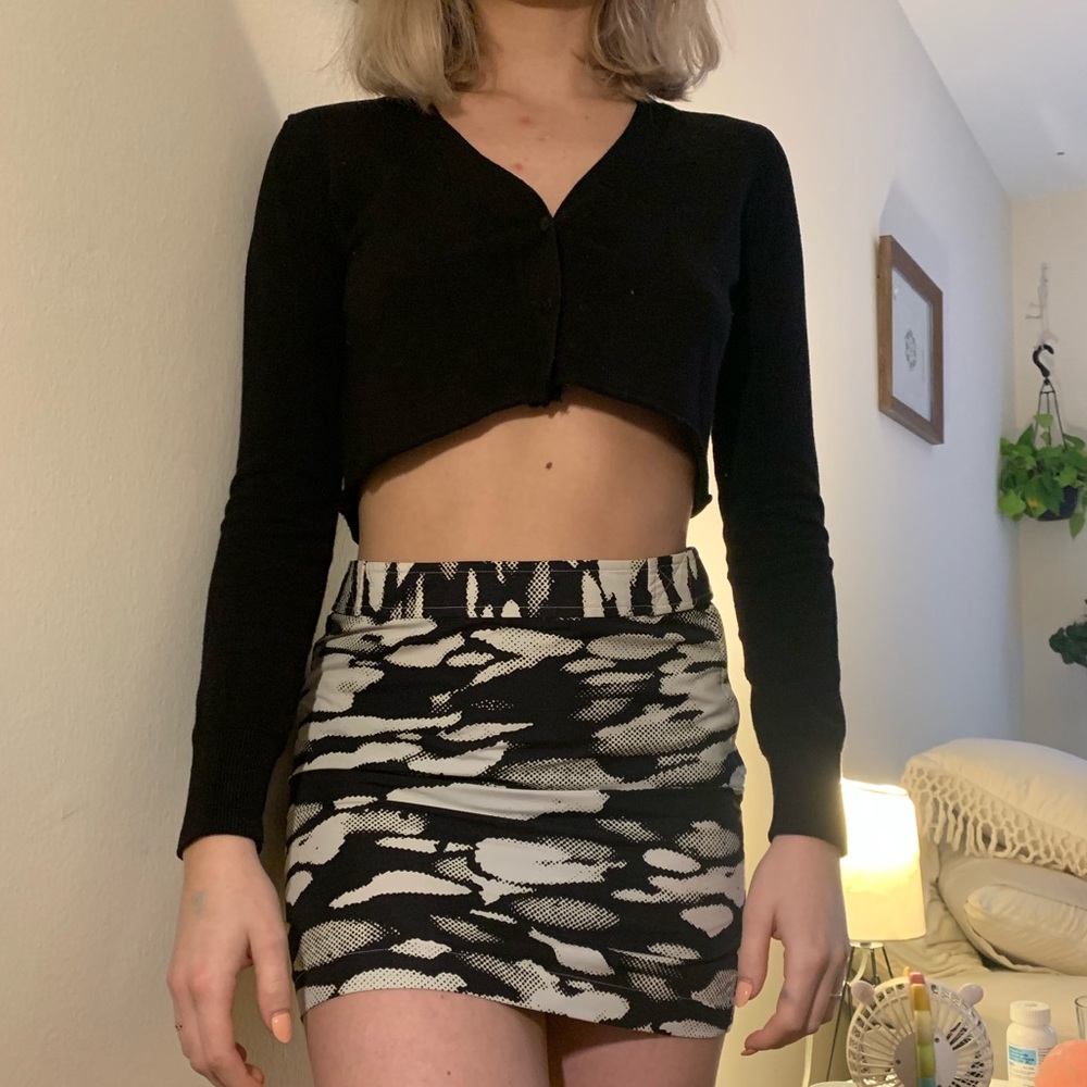 Marble Printed Skirt